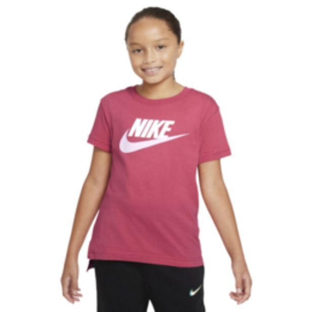 Nike girls nsw pink tshirt offer at Sportscene