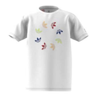 Sportscene Adidas originals youth white t-shirt offer