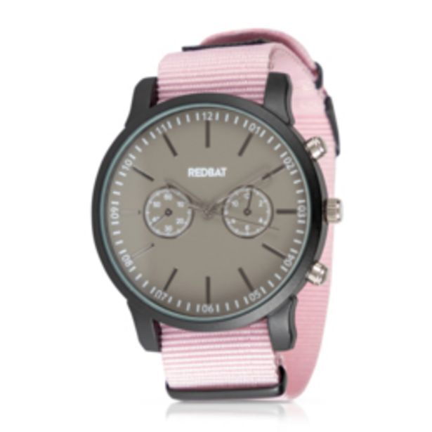 Redbat pink woven watch offer at Sportscene