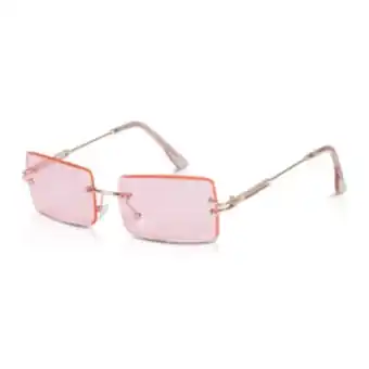 Sportscene Redbat rimless pink sunglasses offer