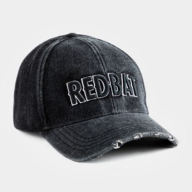 Redbat black wash denim distressed cap offer at Sportscene