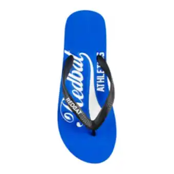 Sportscene Redbat athletics men's blue flip flops offer