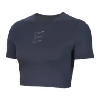 Sportscene Nike women's nsw blue cropped top offer
