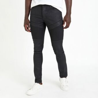 Fabiani Bologna coated biker denim offer