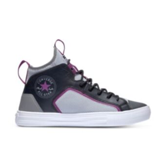 Totalsports Men's converse ctas ulttra lightweight mid black/grey shoe offer
