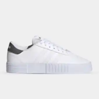 Totalsports Women's adidas court bold white/charcoal shoe offer