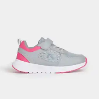 Totalsports Junior pre-school ts mesh running velcro grey/ pink shoe offer