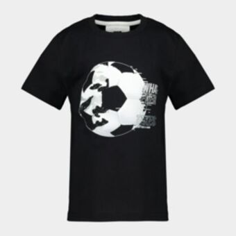 Totalsports Boys ts short sleeve black graphic tee offer