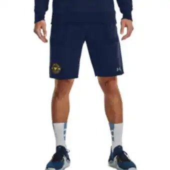 Totalsports Men's under armour project rock heavyweight terry navy shorts offer