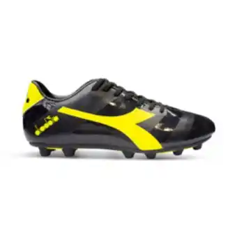 Totalsports Junior diadora dynamo fg black/white/yellow boots offer