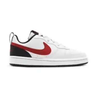 Totalsports Junior grade school nike court borough low 2 white/red/black shoe offer