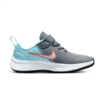Totalsports Junior pre-school nike star runner 3 grey/blue/white shoe offer