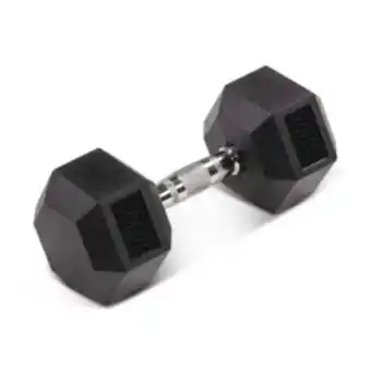 Everlast hex 10kg rubber dumbbells