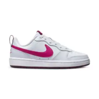 Totalsports Junior grade school nike court borough low grey/pink shoe offer