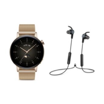 Totalsports Huawei gt3 42mm gold elegant + free bluetooth sport headset offer