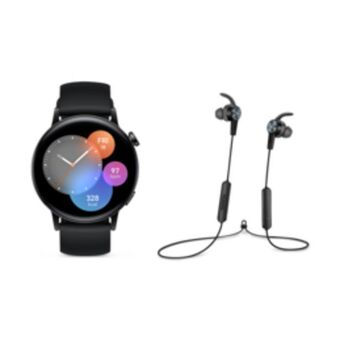 Totalsports Huawei gt3 42mm active black + free bluetooth sport headset offer