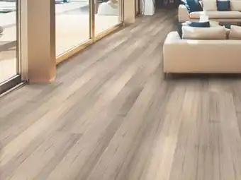 Elf taupe wood laminated flooring - 7mm