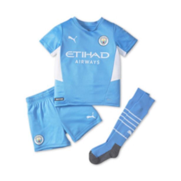 Junior puma manchester city youth football mini kit offer at Totalsports