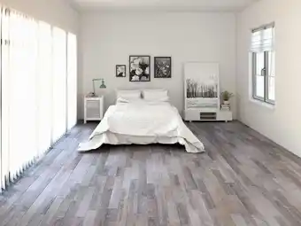 CTM Elf distressed brown wood laminated flooring - 7mm offer