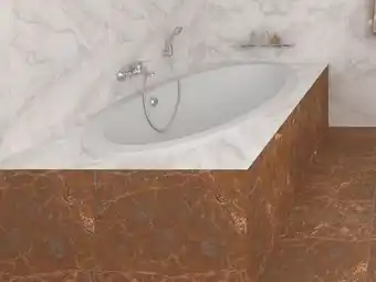 CTM Arena white built-in oval bath - 1800 x 960mm offer