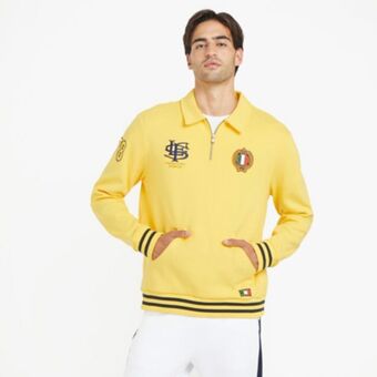 Fabiani Quarter zip collared sweat top offer