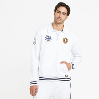 Fabiani Quarter zip collared sweat top offer