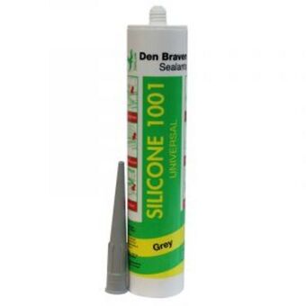 Den braven, silicone 1001 universal, grey, 260ml