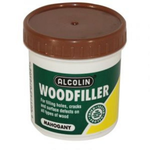 Alcolin woodfiller, mahogany, 200g offer at Gelmar