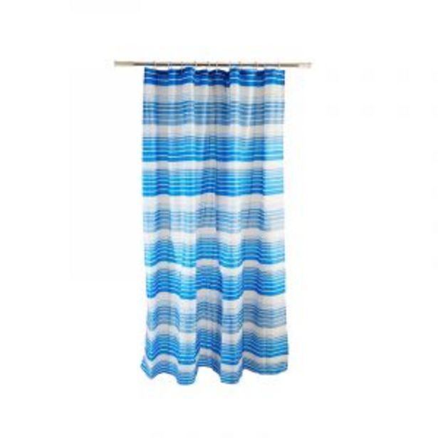 Shower curtain, polyester, 1800mm x 1800mm offer at Gelmar