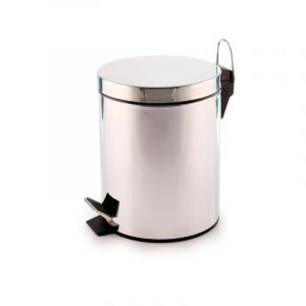Pedal bin, stainless steel, 5 litre offer at Gelmar
