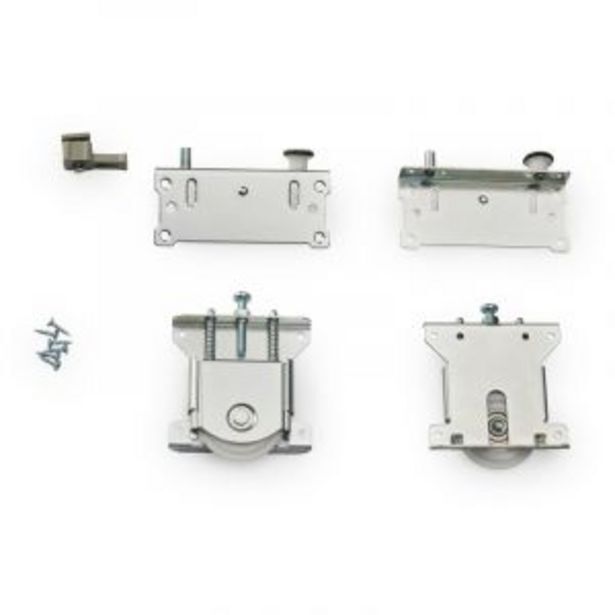 Sliding door system, door component set, end stop offer at Gelmar