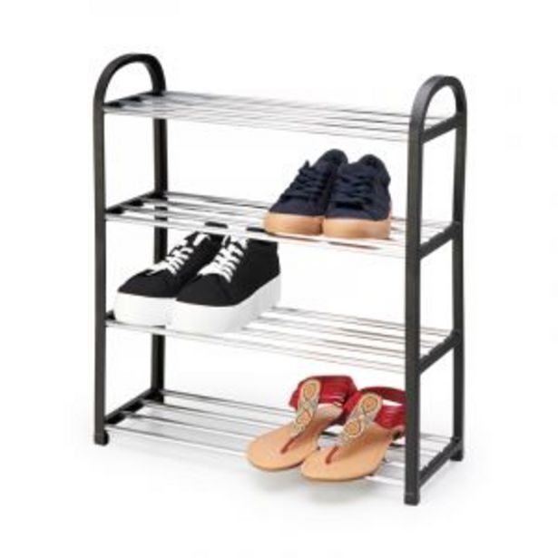 Shoe rack, 4 layer offer at Gelmar