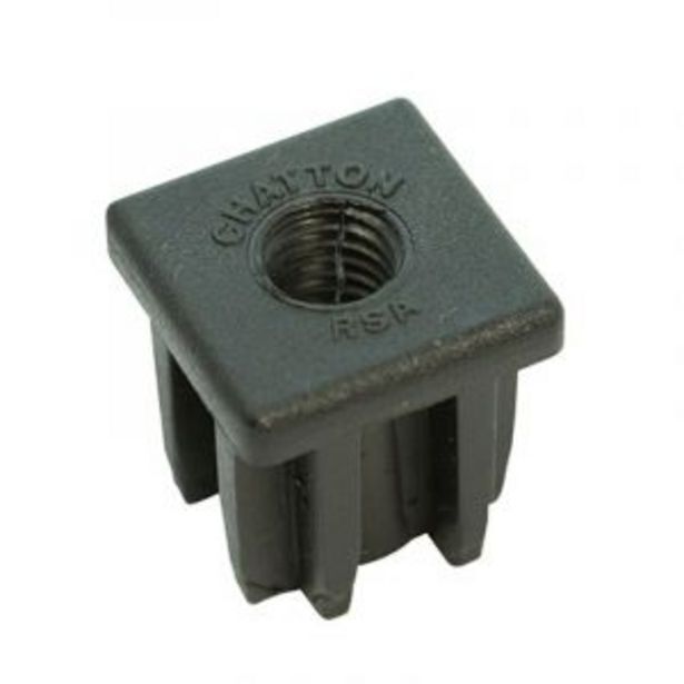 Threaded plug, square, m10 x 25mm offer at Gelmar