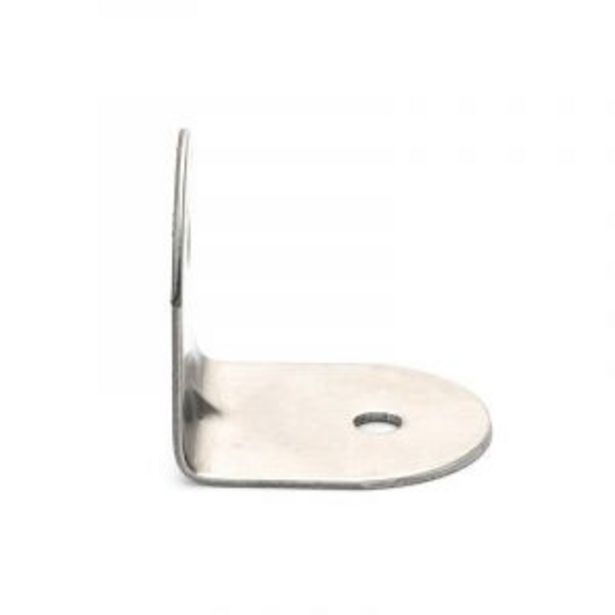 Metal angle bracket, stainless steel, 40mm x 38mm x 2mm offer at Gelmar