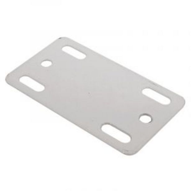 Metal bracket, flat, white offer at Gelmar