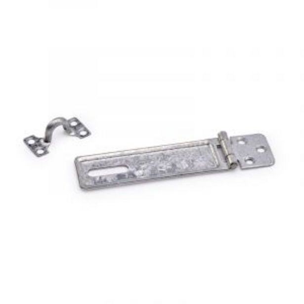 Hasp & staple, galvanized, 115mm offer at Gelmar