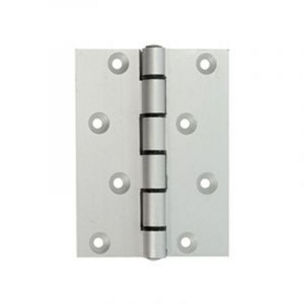 Butt hinge, aluminium, 100mm offer at Gelmar