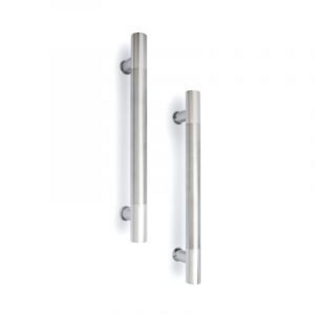 Entrance door handle, straight, stainless steel, 400mm offer at Gelmar