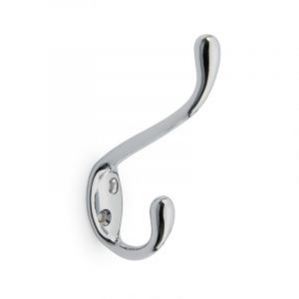 Hat and coat hook, chrome offer at Gelmar