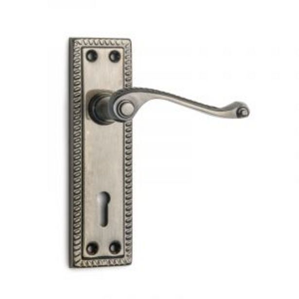 door handle, antique brass offer at Gelmar