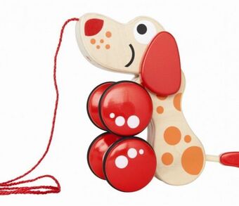 Hape walk-a-long puppy