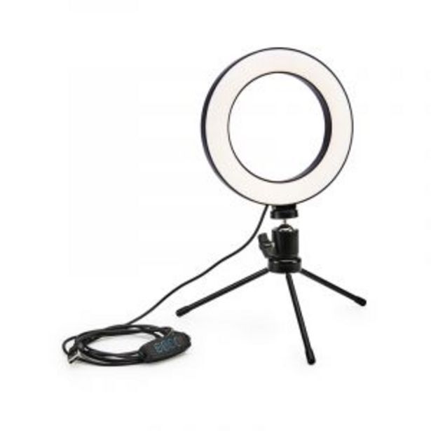 Led ring light with tripod, 150mm offer at Gelmar
