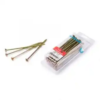 Chipboard screws, pozi, no.10, 4.8mm x 120mm, 20 pieces
