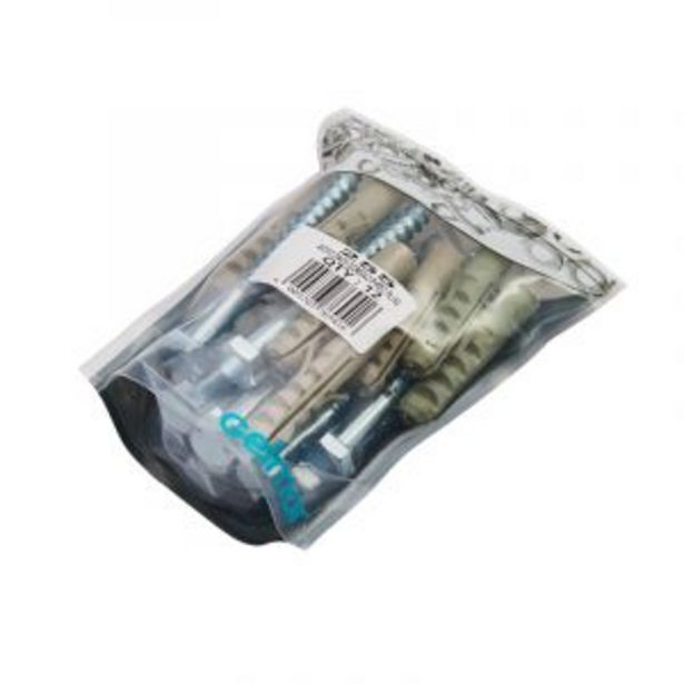 Coach screws with plugs, m8 x 75mm, 12 pieces offer at Gelmar