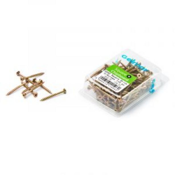 Chipboard screws, square, no.6, 3.5mm x 40mm, 110 pieces offer at Gelmar