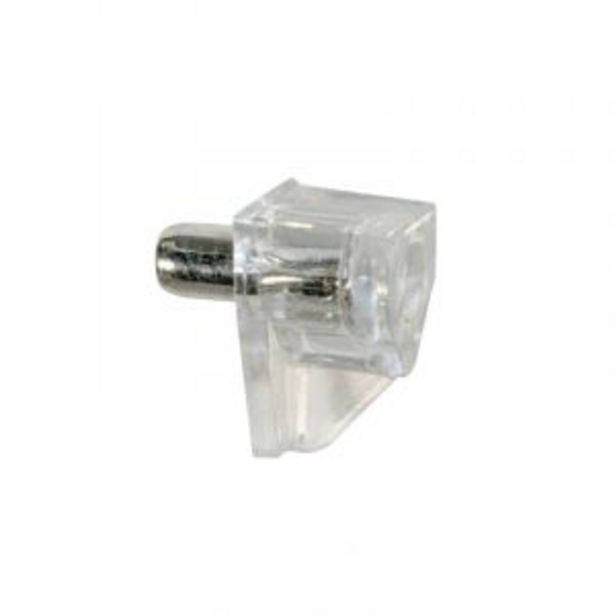 Shelf support, pin, clear, 100 pieces offer at Gelmar