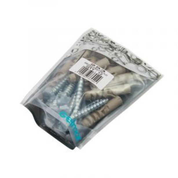 Coach screws with plugs, m8 x 50mm, 12 pieces offer at Gelmar