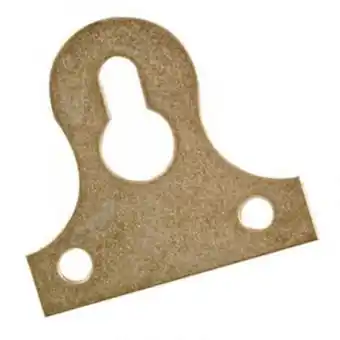Gelmar Key hole plate, yellow passivated, 38mm, 8 pieces offer