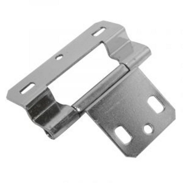 Easy fit hinge 1.2mm steel nickel plated offer at Gelmar