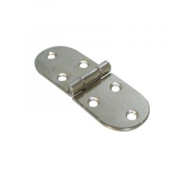 Round backflap hinge nickel plated offer at Gelmar